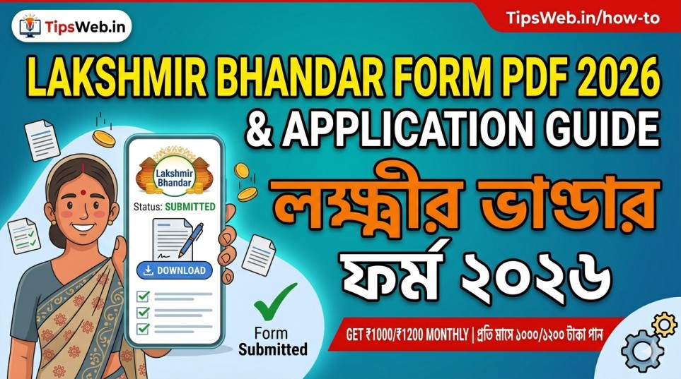 Lakshmir Bhandar Form PDF 2026
